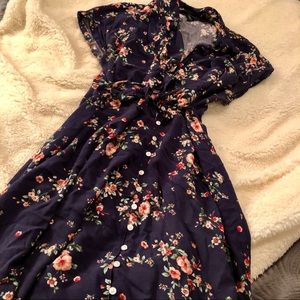 Wild fable button up dress